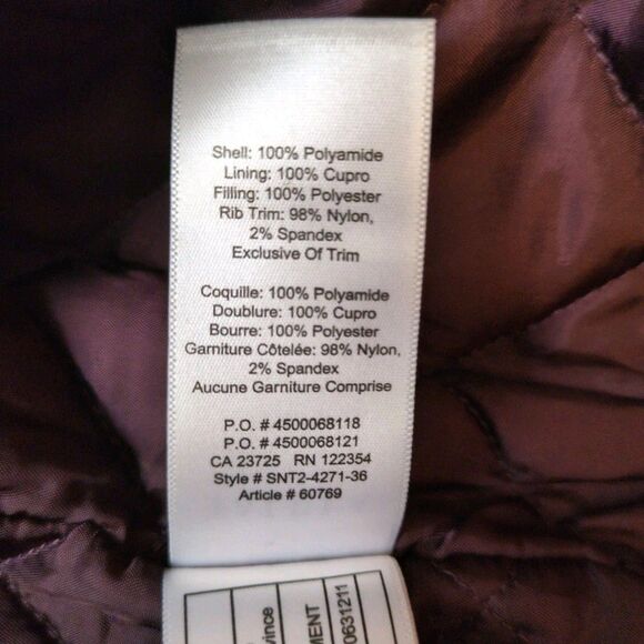 NWT Aritzia Talula Womens S Whitby Bomber Jacket Purple Military Full Zip Coat - Picture 9 of 14